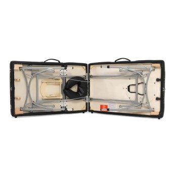 Kofferliege und Massageliege 3-teilig klappbar ZenGrowth Athlete Untersuchungsliege schwarz